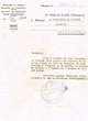 Courrier adressé le 10/02/1962 au Directeur de l'Hôtel Majestic