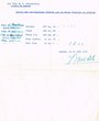 Relevé des marchandises livrées par la ferme Crevolin au 10/08/1938