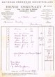 Facture rédigée le 02/10/1935 pour Mr Crévolin de Casablanca