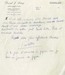 Lettre adressée à David Hatchwell