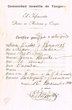 Certificat médical rédigé le 16/11/1928 pour Haïm Cados Benarras