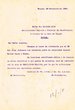 Courrier adressé en 1930 à Don Ricardo Ruiz