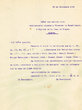 Courrier adressé en 1938 à Ricardo Ruiz