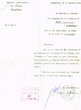 Courrier adressé le 27/07/1970 au Directeur de l'Hôtel Beau-Rivage
