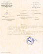 Courrier adressé le 13/05/1957 au Directeur de l'Hôtel Beau-Rivage de Mogador