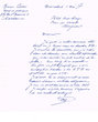 Lettre adressée le 01/05/1957 à l'Hôtel Beau Rivage de Mogador