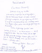 Lettre adressée le 16/10/1968 à Raphael Benazeraf de Neuilly-sur-Seine