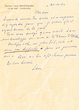 Lettre adressée le 23/09/1974 à Raphael Benazeraf de Neuilly-sur-Seine