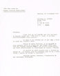 Lettre adressée le 02/11/1976 à D. Littman de la revue "Yod" à Paris