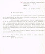 Lettre adressée le 17/05/1976 à Arcadio de Larrea Palacin de Madrid