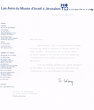 Lettre adressée le 15/03/1973 à Raphael Benazeraf de Neuilly-sur-Seine
