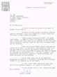 Lettre adressée le 05/06/1965 à Raphael Benazeraf de Neuilly-sur-Seine