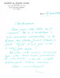 Lettre adressée le 27/03/1979 à Raphael Benazeraf de Neuilly-sur-Seine