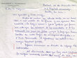Lettre adressée le 11/12/63 à Raphael Benazeraf de Neuilly-sur-Seine