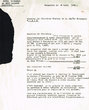 Courrier adressé le 03/04/1960 au Directeur de la Sûreté Nationale à Rabat