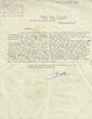 Courrier adressé le 18/11/1948 à Mme Hadad du Grand Hôtel Majestic de Mogador
