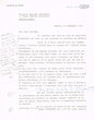 Lettre adressée le 15/12/1970 à Raphael Benazeraf de Neuilly-sur-Seine