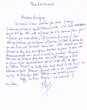 Lettre adressée le 27/12/1970 à Raphael Benazeraf de Neuilly-sur-Seine