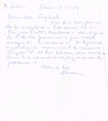 Lettre adressée le 06/06/1969 à Raphael Benazeraf de Neuilly-sur-Seine