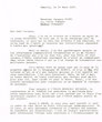 Lettre adressée le 10/03/1968 à Jacques Pinto de Madrid