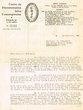 Lettre adressée le 18/11/1947 à Raphael Benazeraf de Casablanca