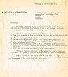Lettre adressée le 10/11/1963 au Spanish and Portuguese Synagoge à Londres