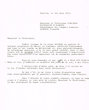Lettre adressée le 01/06/1975 au Professeur Forcadas de l'Université d'Alberta à Edmonton