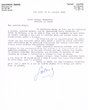 Lettre adressée le 11/10/1982 à Raphael Benazeraf de Neuilly-sur-Seine