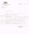 Lettre adressée le 13/02/1970 à Raphael Benazeraf de Neuilly-sur-Seine