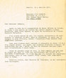 Lettre adressée le 04/07/1971 à Elie Nahmias, Président de l'U.M.S. de Paris