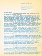 Lettre adressée le 12/06/1961 à Jacques Pinto de Madrid