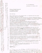 Lettre adressée le 16/02/1971 à Raphael Benazeraf de Neuilly-sur-Seine