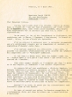 Lettre adressée le 07/03/1971 à David Corcos de Jérusalem