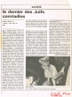 Le dernier des juifs comtadins, article paru en juillet  1962