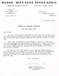 Lettre adressée le 19/06/1967 à Raphael Benazeraf de Neuilly-sur-Seine