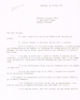 Lettre adressée le 29/05/1965 à Jacques Pinto de Madrid