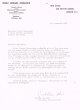 Lettre adressée le 04/11/1964 à Raphael Benazeraf de Neuilly-sur-Seine