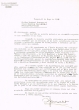 Lettre adressée le 15/05/1963 à Raphael Benazeraf de Neuilly-sur-Seine