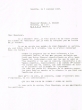 Lettre adressée le 07/01/1968 à Moises A. Hassan de Ceuta