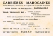 Carrières Marocaines, carte de visite
