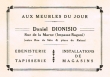 "Aux Meubles du Jour", Ebénisterie Daniel Dionisio