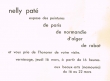 Carton d'invitation à une exposition de peintures aux Beaux-Arts (Mamounia)