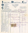 Facture adressée le 08/03/1947 à l'Athlétique Club Aviation