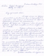 Lettre adressée le 24/03/1978 à Raphael Benazeraf de Neuilly-sur-Seine