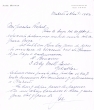 Lettre adressée le 04/04/1963 à Raphael Benazeraf de Neuilly-sur-Seine