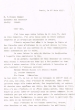 lettre adressée le 28/06/1977 à Chimon Hammel en Israël