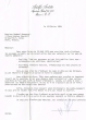 Lettre adressée le 10/02/1980 à Raphael Benazeraf de Neuilly-sur-Seine