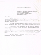 Lettre adressée le 08/03/1970 à Jehudith Shaltiel de Jérusalem