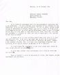 Lettre adressée le 30/10/1966 à Samuel Toledano de Bne-Brak (Israël)