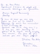 Lettre adressée le 04/04/1982 à Raphael Benazeraf de Neuilly-sur-Seine